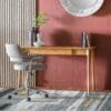 Madrid, stilrent skrivebord i retrodesign, i heltre eik