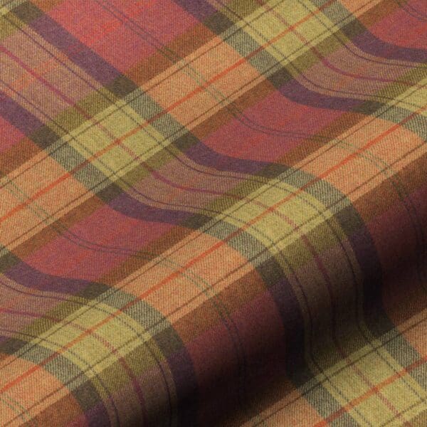 Wool Plaid, Fruit Salad,landlig rutete ullstoff