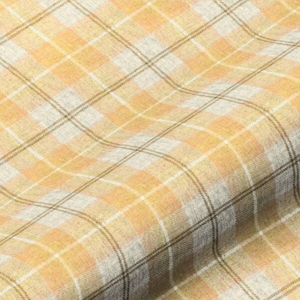 Wool Plaid, Toffee Apple, landlig rutete ullstoff - Bilde 8