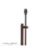Burdale, justerbar stålampe med beiset tre i industriell look - Bilde 4