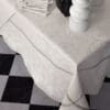 Armoiries, damaskduk i klassisk design i Off White i 100%lin - Bilde 2