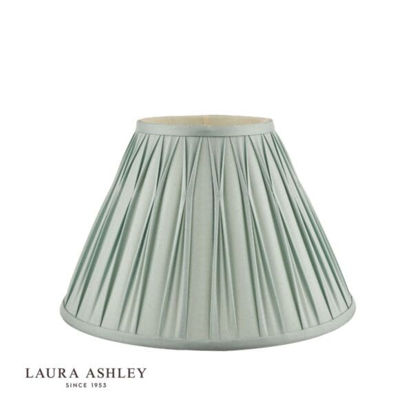 Fenn, rund lampeskjerm i duck egg silke fra Laura Ashley - Bilde 3