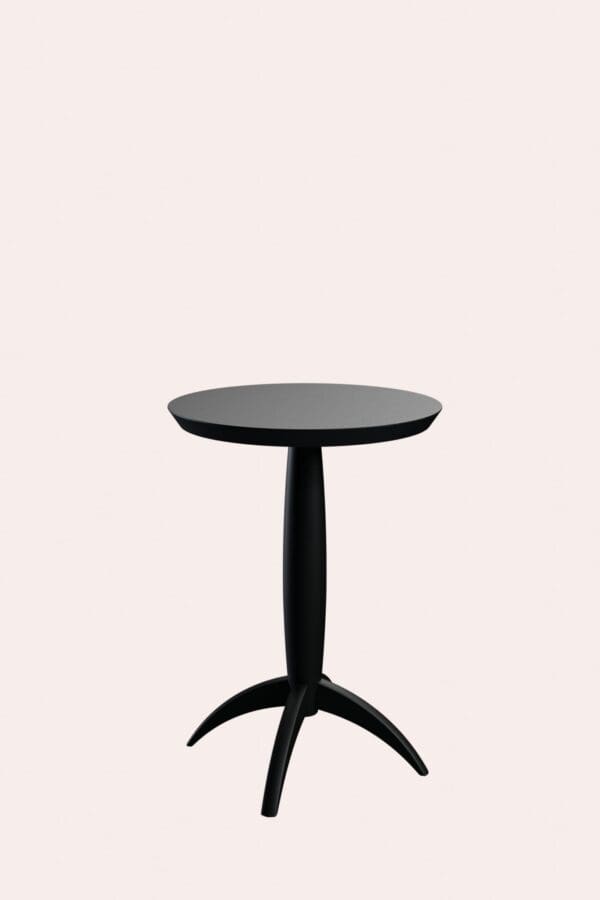 Brecon, rundt sidebord i sortmalt eik (Ø 38cm) - Bilde 2