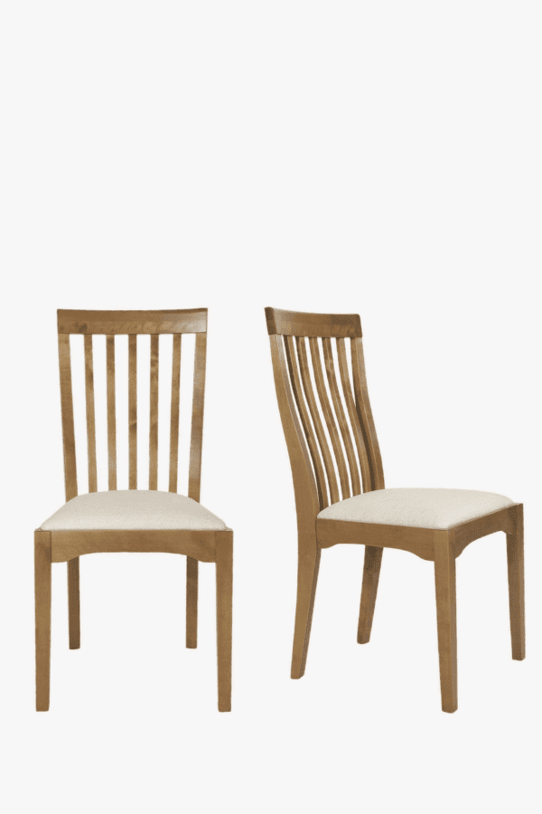 Garrat, elegante spisestuestoler i honningfarget bjørk (2) - Bilde 4