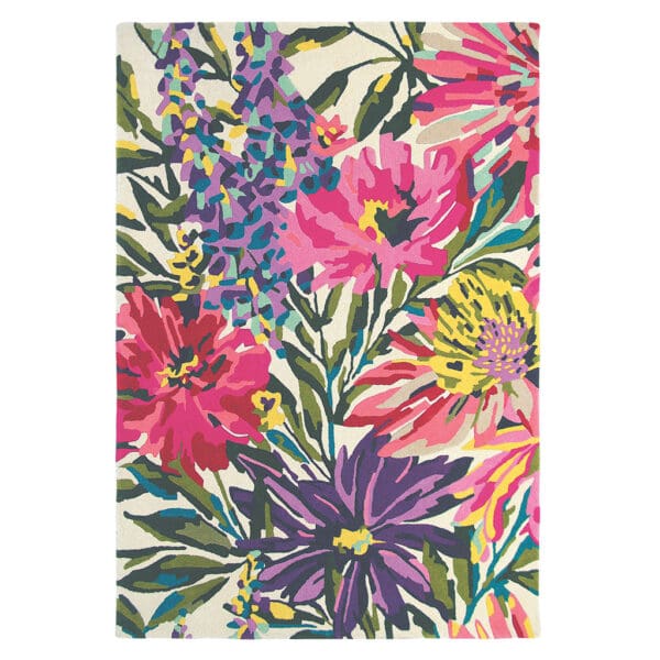 Harlequin Floreale, håndknyttet gulvteppe med blomstermønster - Bilde 3