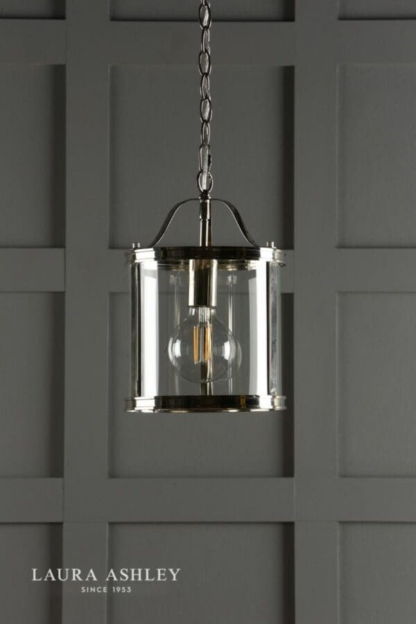 Harrington, stilren pendellampe i glass og krom - Bilde 2