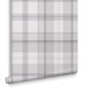 Heritage Plaid,  tapet med tartanruter i lyse grånyanser - Bilde 3