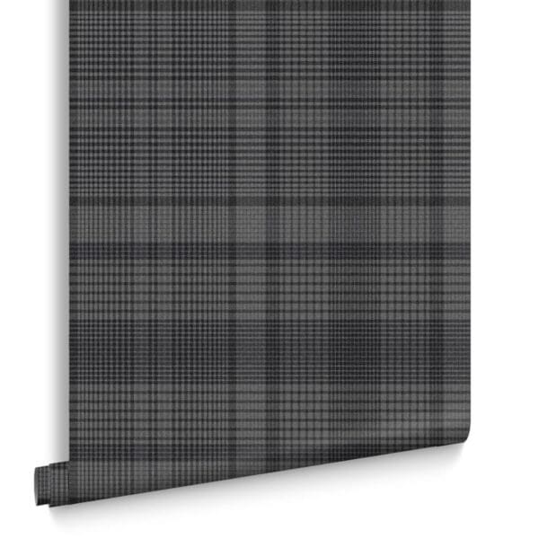 Heritage Plaid,  tapet med tartanruter i koksgrått - Bilde 3
