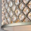Hudson, Elegant taklampe i antikk messing og krystall - Bilde 4