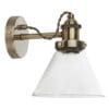 Isaac, industriell vegglampe med glasskjerm - Bilde 2