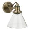 Isaac, industriell vegglampe med glasskjerm - Bilde 3