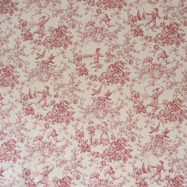 La Parc Monceau, Toile de Jouy med barnlig parkmotiv i bomull