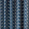 Linear Stem, Retro ferdigsydde gardiner fra Orla Kiely i blått - Bilde 3