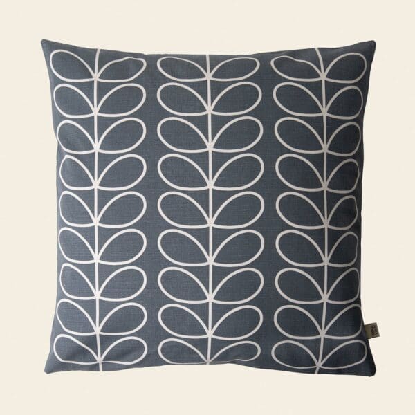 Linear Stem, retro pute stilkmotiv i grått fra Orla Kiely - Bilde 2