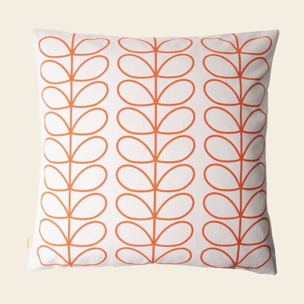 Linear Stem, retro pute stilkmotiv i orange fra Orla Kiely - Bilde 3