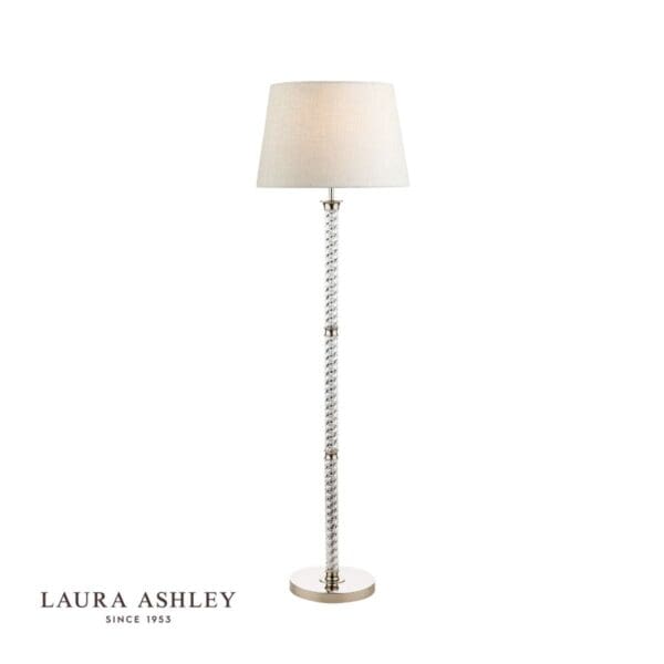 Louis, elegant vridd stålampe i glass og krom - Bilde 3