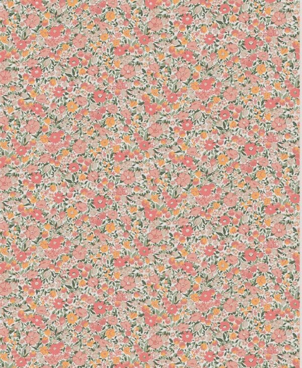 Loveston,småblomstrete tapet i fersken fra Laura Ashley - Bilde 3