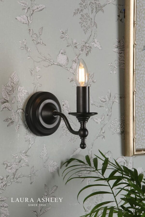 Ludchurch, vegglampe i industriell sort metall - Bilde 10