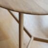 Madrid, stilrent, ovalt spisebord i retrodesign, i heltre eik - Bilde 3