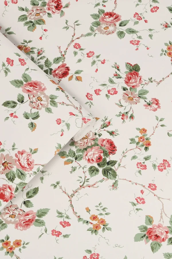 Mountney Garden, landlig tapet med klatreroser fra Laura Ashley - Bilde 3