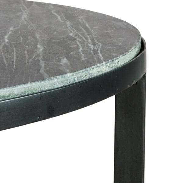Necton, sidebord i sort metall og marmor - Bilde 6