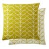 Linear Stem, retro pute stilkmotiv i gult Orla Kiely