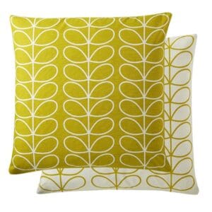 Linear Stem, retro pute stilkmotiv i gult Orla Kiely