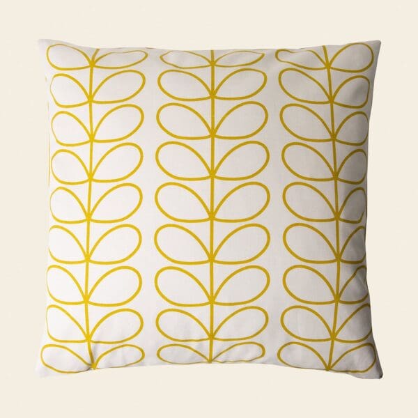 Linear Stem, retro pute stilkmotiv i gult Orla Kiely - Bilde 3