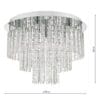 Paulita, lekker taklampe med boblete glasstaver (IP44) - Bilde 4