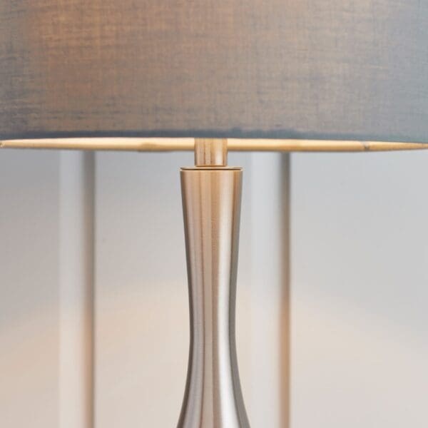 Piccadilly, komplett bordlampe i sølv m/touch funksjon - Bilde 5