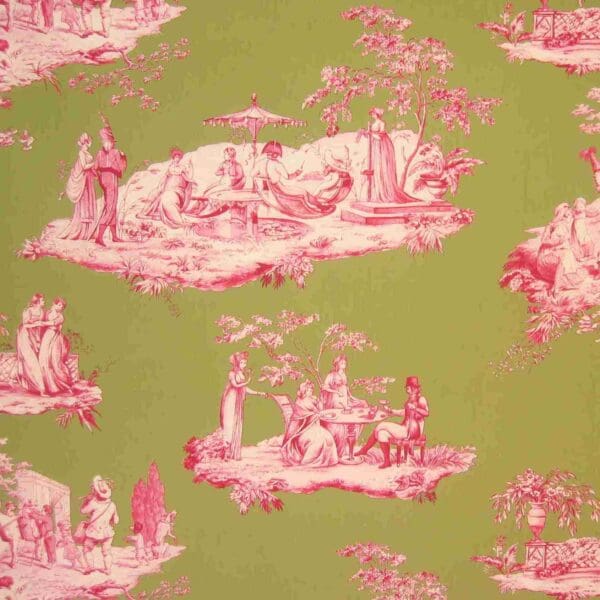 Plaisirs d'Eté, Toile de Jouy i bomull - Bilde 2