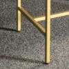 Ripple, elegant konsollbord i sort med messingben - Bilde 7
