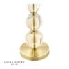Selby mini lampefot i antikk messing og ravfarget glasskule - Bilde 6