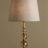 Selby mini lampefot i antikk messing og ravfarget glasskule - Bilde 3