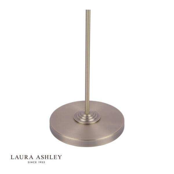 Sorrento stålampe i antikk messing med blå fløyelsskjerm fra Laura Ashley - Bilde 4