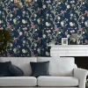 Summer Palace, chinoiserie tapet i blått fra Laura Ashley