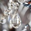 Tabitha, lysekrone m/8 lyspunkter til badet i slepet glass (IP44) - Bilde 5