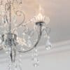 Tabitha, liten lysekrone til badet med slepet glass (IP44) - Bilde 3