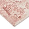 TB Toile, elegant gulvteppe i bomull med rosa toile mønster - Bilde 4