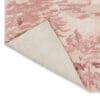 TB Toile, elegant gulvteppe i bomull med rosa toile mønster - Bilde 5