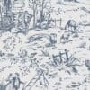 Toile de jouy, tapet i blått fra Laura Ashley - Bilde 2