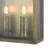 Vapour, klassisk dobbel utendørslampe i messing (IP44) - Bilde 3