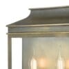 Vapour, klassisk dobbel utendørslampe i messing (IP44) - Bilde 2
