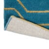 Wedgwood Arris, moderne håndknyttet gulvteppe i teal/oker - Bilde 5