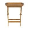 Garrat, honningfarget Butlers tray/sidebord m/brett i bjørk - Bilde 2