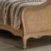 Chic, rustikk sengeramme i flettet rattan - Bilde 5