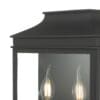 Vapour, klassisk dobbel utendørslampe i matt sort (IP44) - Bilde 3