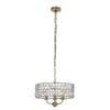 Clifton, klassisk taklampe i glass og antikk messing - Bilde 6