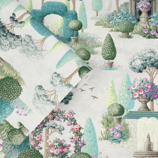 Naunton Folly, spennende "hage" tapet fra Laura Ashley - Bilde 2