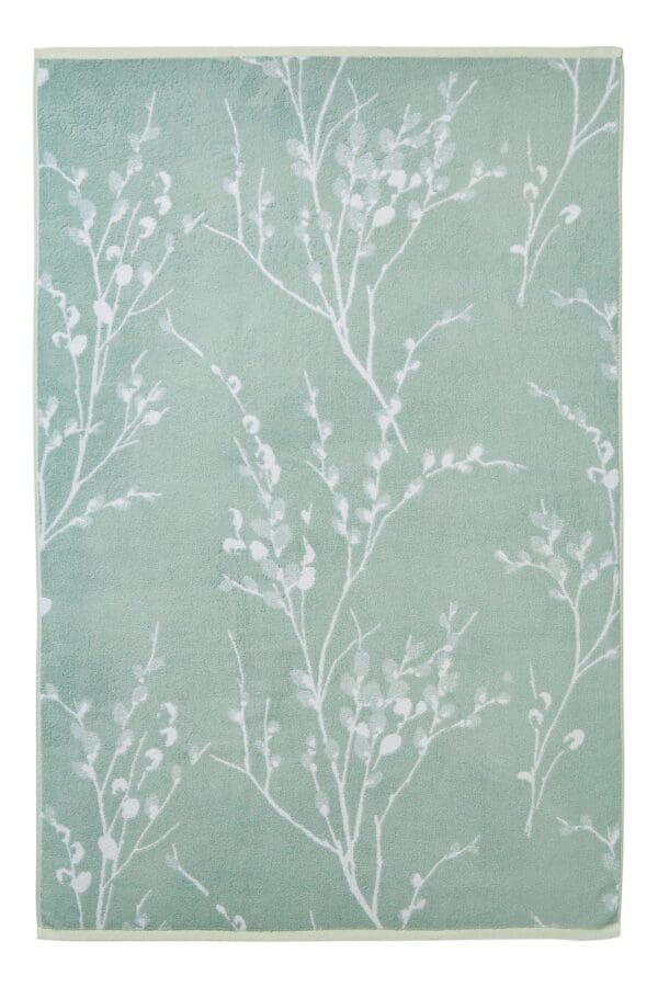 Pussy Willow, håndklær med gåsunger fra Laura Ashley i duck egg - Bilde 7